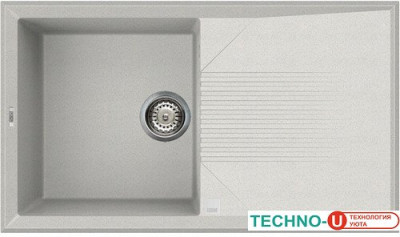 Кухонная мойка Elleci Tekno 400 Bianco 52