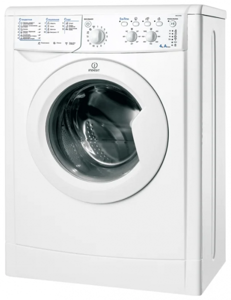 Стиральная машина Indesit IWUC 4105, 4кг, 1000об/мин, белая, с фронтальной загрузкой