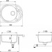 Кухонная мойка Aquasanita Clarus SR102AW (alba 710)