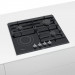 Комбинированная варочная поверхность Bosch PRY6A6B70Q, чугунные решетки, газконтроль, электроподжиг