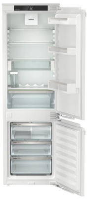 Встраиваемый холодильник Liebherr ICNe 5133, белый, 249 л, нижняя морозильная камера, разморозка - No Frost, дисплей, 55.9 см x 177 см x 54.6 см