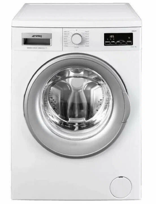Стиральная машина Smeg LB1T80AEU White, 15 программ, 8 кг, 1000 об/мин, с фронтальной загрузкой 