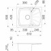 Кухонная мойка Elleci Living 125 Bianco Antico 62
