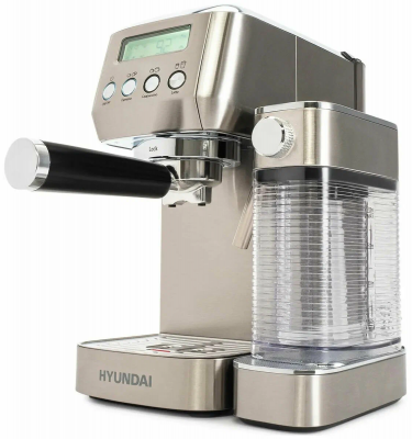 Кофеварка HYUNDAI HEM-9999 1350Вт серебристый