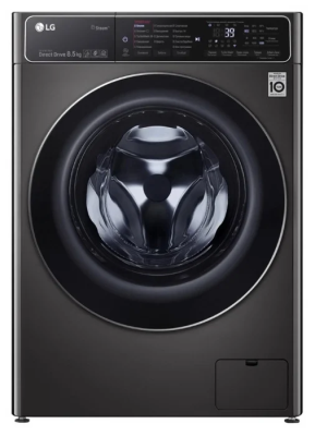 Стиральная машина LG AI DD F2T9GW9P, цвет платина, 8,5 кг, 1200 об/мин, с паром