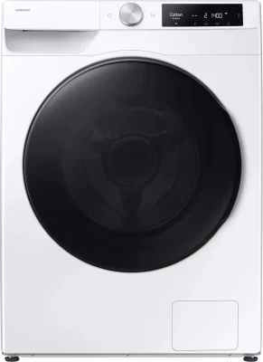 Стиральная машина с сушкой Samsung WD11DG6B85BELP, белая, 11/6кг, 1400об/мин, инверторная, с паром, с фронтальной загрузкой