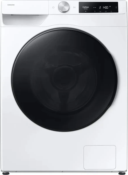 Стиральная машина с сушкой Samsung WD11DG6B85BELP, белая, 11/6кг, 1400об/мин, инверторная, с паром, с фронтальной загрузкой