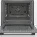 Электрический духовой шкаф Bosch HBF534ES0Q Serie 4, нержавеющая сталь, EcoClean, 66 л, 8 режимов, телескопические направляющие
