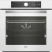 Духовой шкаф BEKO BBIM17400WE, белый, поворотный переключатель, LED дисплей, 13 режимов, телескопические направляющие, очистка паром