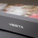 Комбинированная плита Vesta Valencia VKE 10-E Чёрный, 3 газовые конфорки, 1 электрическая конфорка, эмалированная, электрическая духовка, 65 л