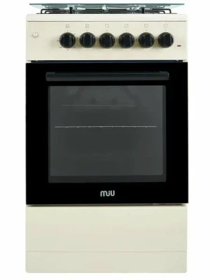 Кухонная плита MIU 5015 ERP ГК LUX с электродуховкой (бежевая)