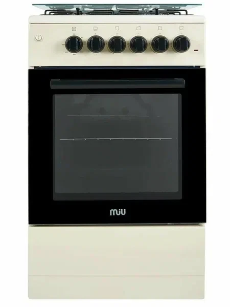 Кухонная плита MIU 5015 ERP ГК LUX с электродуховкой (бежевая)