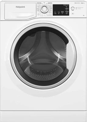 Стиральная машина Hotpoint-Ariston NSB 7239 W VE RU, белая, 7кг, 1200об/мин, инверторная, с фронтальной загрузкой, с паром
