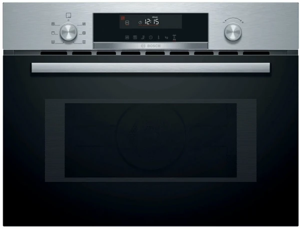 Микроволновая печь встраиваемая Bosch CMA585GS0, объем 44л, отсрочка старта, поддержание тепла, режим разморозки