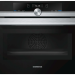 Духовой шкаф Siemens CM633GBS1, серебристый, серия iQ700, с СВЧ, 45 л, 6 режимов