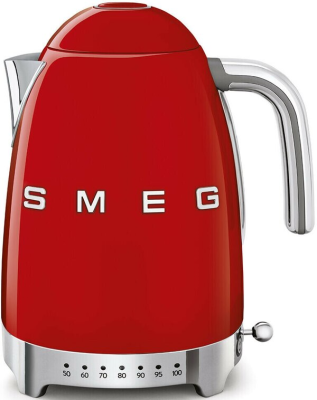 Чайник Smeg KLF04RDEU RED металлический корпус, 1.7л, 2400Вт