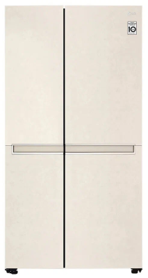 Холодильник LG GC-B257JEYV, бежевый