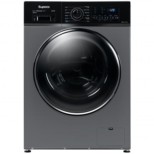 Стиральная машина БИРЮСА WM-SL610/15 S Хромированный металлик