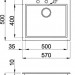 Кухонная мойка Elleci Quadra 105 Kuro K86