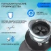 Измельчитель пищевых отходов Harper HWD-800D02, объем камеры 1.6 л, пневматическое управление