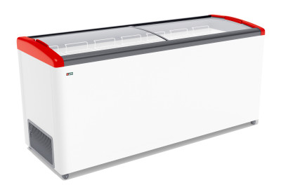 Морозильный ларь Gellar FG 700 E красный