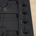 Газовая варочная панель Bosch PBP6C6K80Q, 4 конфорки, эмалированная сталь, черный