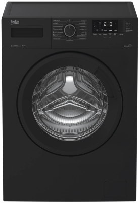 Стиральная машина Beko WSRE6512ZAA, антрацит, с паром, 6кг, 1000об/мин, 15 программ