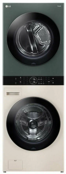 Стиральная + сушильная машина LG WashTower W1S1CVKK2HM