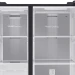Холодильник Samsung RS64R5331B4, чeрный