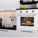 Духовой шкаф Darina 1U BDE111 707 W, белый, 50 л, эмаль легкой очистки, традиционная очистка, переключатели поворотные, 9 программ
