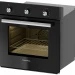 Духовой шкаф Darina 1U BDE111 707 AT, антрацит/стекло черное, 50 л, переключатели поворотные, электрический 