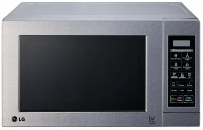 Микроволновая печь LG MS-2044V, серебристая, 20л, электронное управление, 32 режима 
