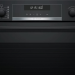 Электрический шкаф Bosch HBA578BB0, Serie 6, черный, пиролитическая очистка, 7 режимов, поворотные переключатели, 71 л
