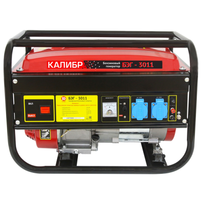Бензиновый генератор КАЛИБР БЭГ-3011, (3000 Вт)