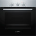 Духовой шкаф Bosch HBF011BR0T электрический, шириной 59.4 см, нержавеющая сталь, традиционная очистка