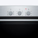 Духовой шкаф Bosch HBF011BR0T электрический, шириной 59.4 см, нержавеющая сталь, традиционная очистка