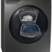 Стиральная машина с сушкой Samsung WD80T554CBX/LD, нержавеющая сталь, 8кг, 1400об/мин, с паром, инверторная