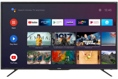 55" Телевизор TELEFUNKEN TF-LED55S12T2SU\Y, 4K Ultra HD, черный