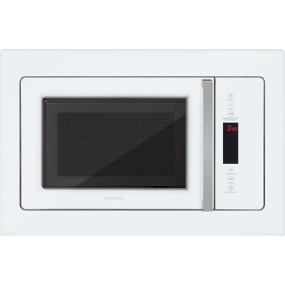 Встраиваемая микроволновая печь HIBERG VM 8505 W, 25 л, без поворотного стола, гриль