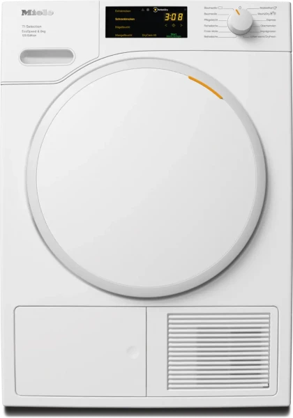Сушильная машина Miele TSC 663 WP, загрузка 8 кг, ароматизатор, отложенный старт, предотвращение сминания