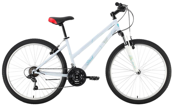 Велосипед STARK Luna 26.1 V Steel белый/голубой 14.5" HQ-0009465