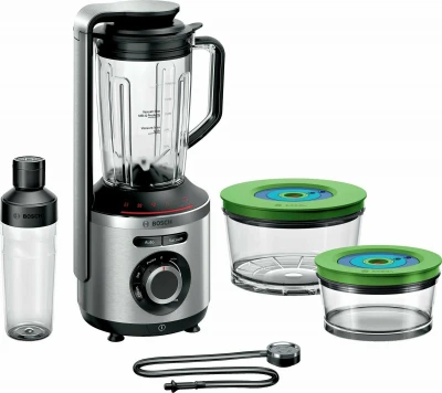 Блендер Bosch MMBV625M, нескользящие ножки, встроенный вакууматор