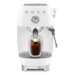Кофемашина рожковая Smeg ECF03WHEU, белый