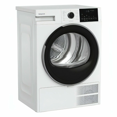 Сушильная машина Hotpoint TDSH 75 W, загрузка 7 кг, конденсационная, 15 программ сушки, сенсорное управление, А++