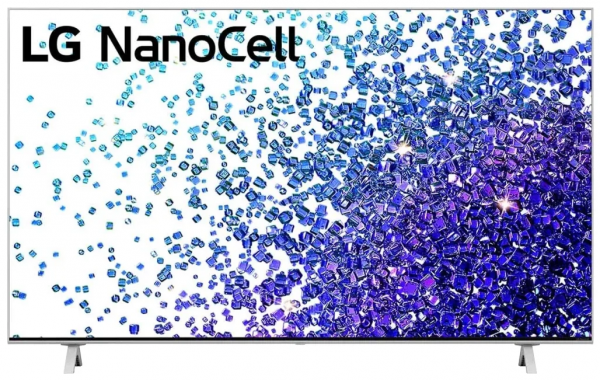 55" Телевизор LG 55NANO776PA NanoCell, HDR (2021), серебристый