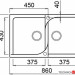 Кухонная мойка Elleci Ego 450 Nero Pietra G54