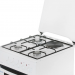 Кухонная плита Flama RК 23-101 W, 3 газовые конфорки, 1 электрическая конфорка, эмалированная , 50 л, электрическая духовка