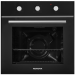 Электрический духовой шкаф RENOVA O90-3BS1, чёрная, 90 л, эмаль легкой очистки, 3 режимы, поворотный механизм