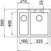 Кухонная мойка Elleci Quadra 150 Avena G51