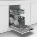 Встраиваемая посудомоечная машина Hotpoint HIS 1C56W, конденсационная, узкая, вместимость посуды 10 комплектов, 5 программ